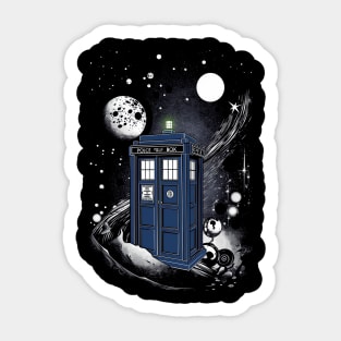 Through Time and Space Sticker